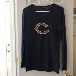 Chicago Bears long sleeve see through shirt